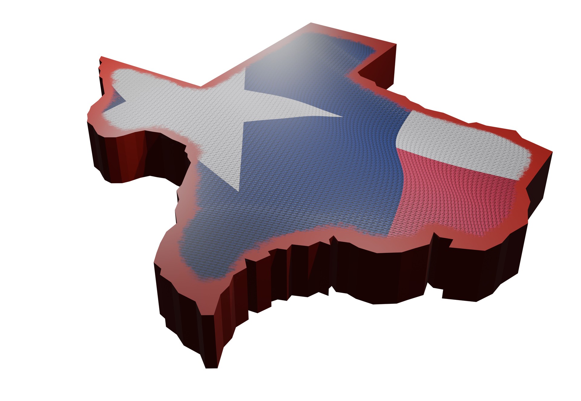 Texas state illustration